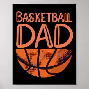 Poster Basketball Papa - Joueur de basket
