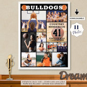 Poster Basketball Senior Night 11 Photo Collage
