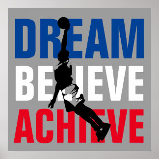 Poster Basketball Sport Motivational Inspirational Unique