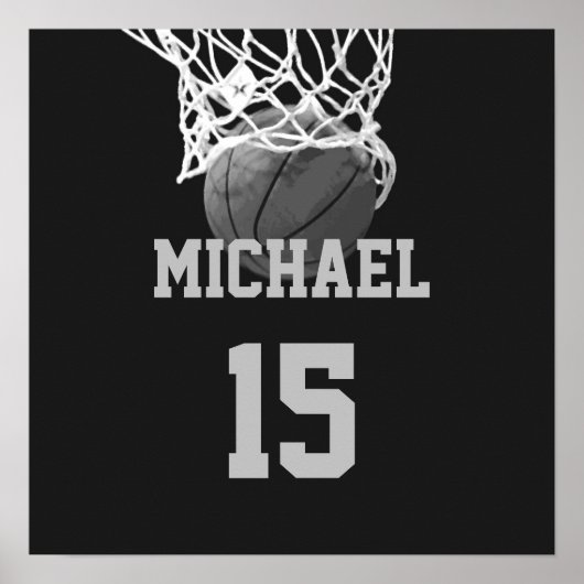 Poster Basketball Votre Nom (Devant)