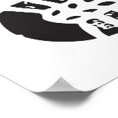 Poster Baskets Noir & Blanc Empreinte (Coin)