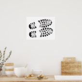Poster Baskets Noir & Blanc Empreinte (Cuisine)