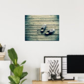 POSTER BASKETS SUR UNE JETÉE (Bureau à domicile)