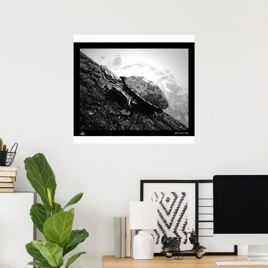 Poster Basking (Bureau à domicile)