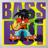 Poster "Bass Boi" - par Kev Moore (Devant)
