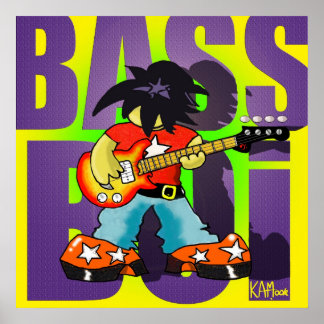 Poster "Bass Boi" - par Kev Moore