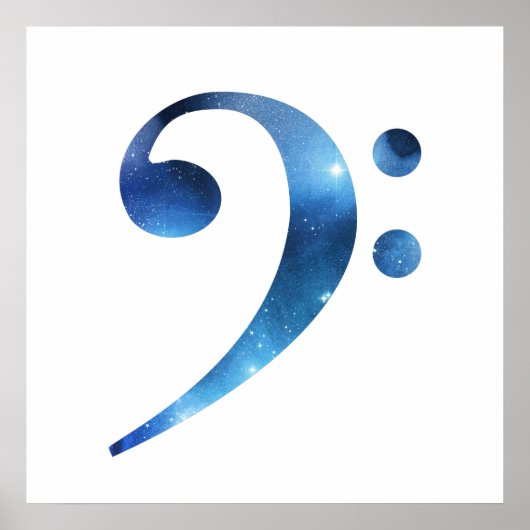 Poster Bass clef (Devant)