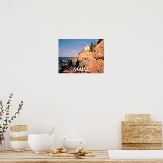 POSTER BASS HARBOUR HEAD LIGHTHOUSE (Cuisine)