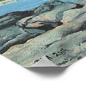 Poster Bass Rock de North Berwick, Écosse. (Coin)