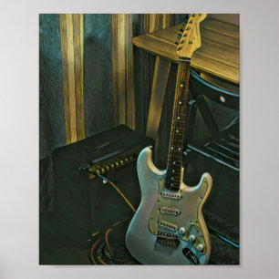 Poster basse acoustique guitare électrique cadeau