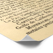 Poster Basse Californie, Mexique (Coin)