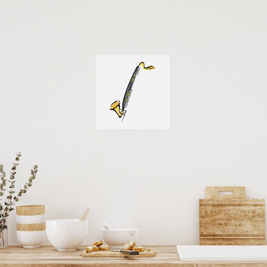Poster Basse Clarinet (Cuisine)