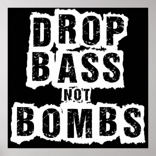Poster Basse de largage pas les bombes (Devant)