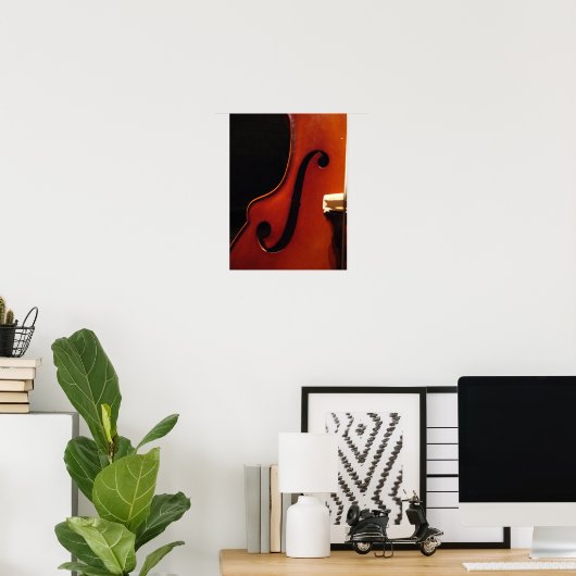 Poster Basse double (Bureau à domicile)