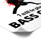 Poster Basse Guitare Lecteur Musique Musicien Bhelp Funny (Coin)