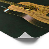 Poster Basse guitariste cadeau (Coin)