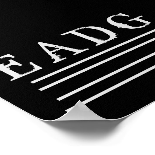 Poster Basse réglée (Coin)