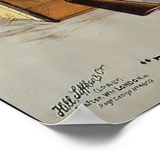 Poster Basse tête de chien et guinness (Coin)