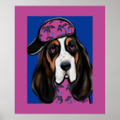 Poster Basset Hound (Devant)