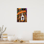 POSTER BASSET HOUND (Cuisine)