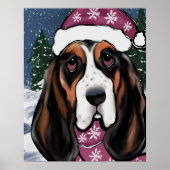 POSTER BASSET HOUND  (Devant)