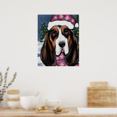 POSTER BASSET HOUND  (Cuisine)