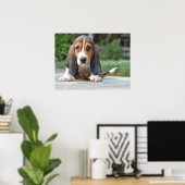 Poster Basset Hound Puppy (Bureau à domicile)