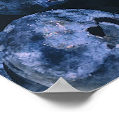 Poster Bassin biologique mûr de bleuets (Coin)