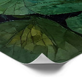 Poster Bassin de carpes koï nénuphars (Coin)