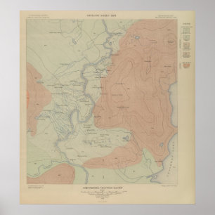 Poster Bassin de geyser de Shoshone