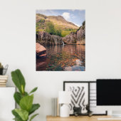 Poster Bassin de la cascade de Glencoe (Bureau à domicile)