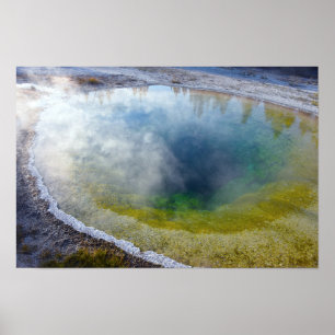 Poster Bassin Morning Glory, parc national de Yellowstone