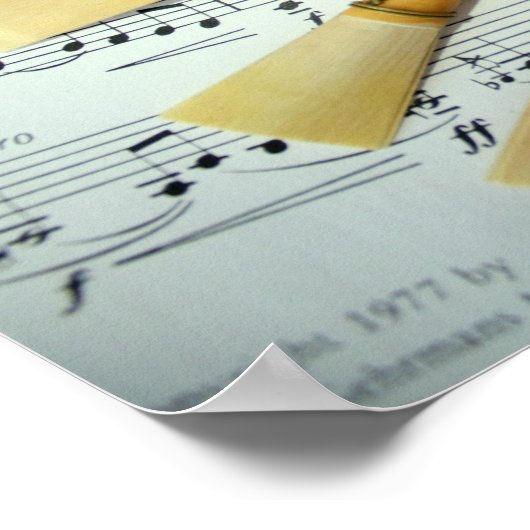 Poster Bassoon Reed Rainbow (Coin)