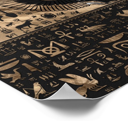 Poster Bastet, déesse chatte égyptienne (Coin)