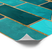 Poster Bastet, déesse chatte égyptienne - Art mosaïque (Coin)