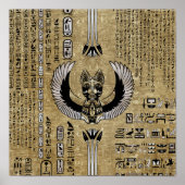 Poster Bastet - Déesse égyptienne (Devant)