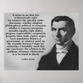 Poster Bastiat Liberty (Devant)