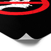 Poster Bat Ban Halloween Vampire Éffrayant (Coin)