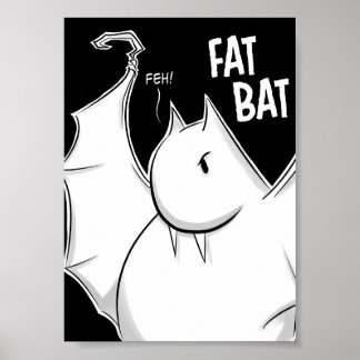 Poster Bat gras