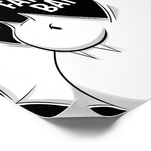 Poster Bat gras (Coin)