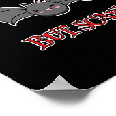 Poster Bat mignonne mais effrayant (Coin)