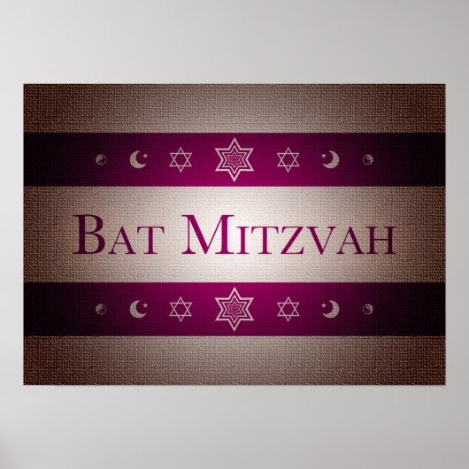 Poster Bat mitzvah (Devant)