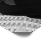 Poster Bat mitzvah Rock Band en rose (Coin)