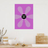 Poster Bat mitzvah Se Connecter Plaisir Planche Rose (Cuisine)