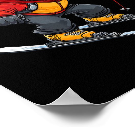 Poster Bat Skier  (Coin)