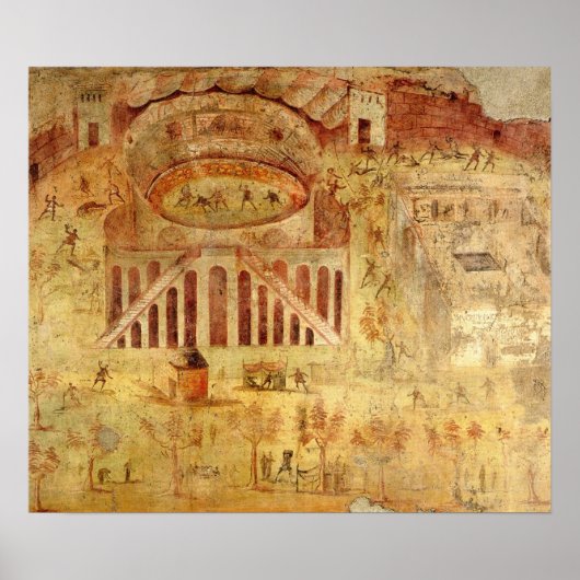 Poster Bataille à l'amphithéâtre (Devant)