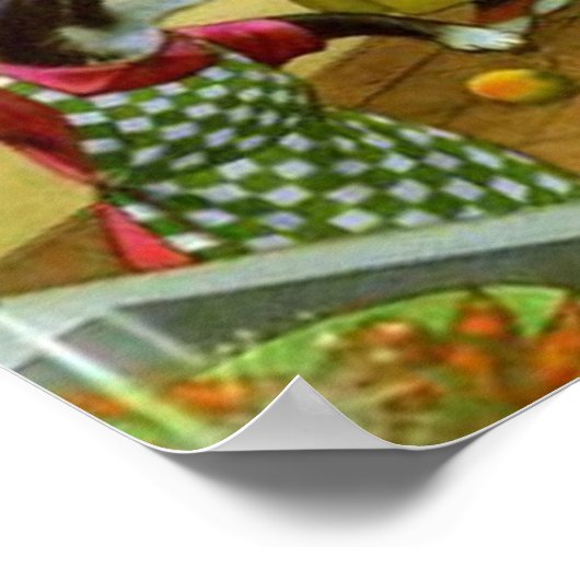 Poster Bataille alimentaire au Kitty House Print (Coin)