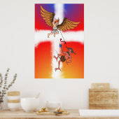 Poster bataille angélique (Cuisine)