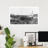 Poster Bataille Bataille Rivière Yukon 1914 (Bureau à domicile)