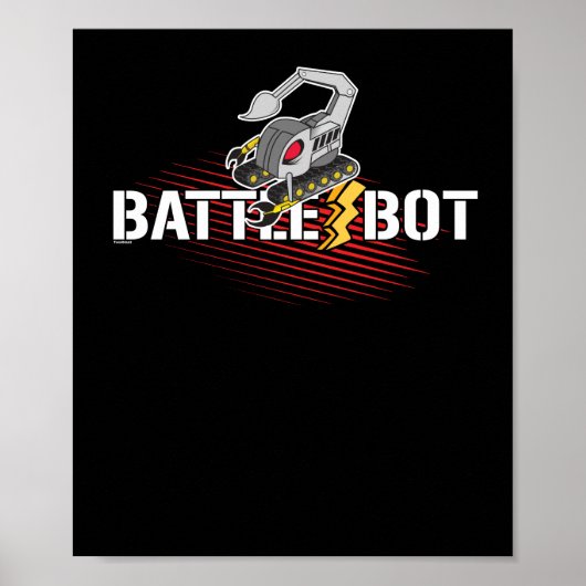 Poster Bataille Bot Robot Wars (Devant)